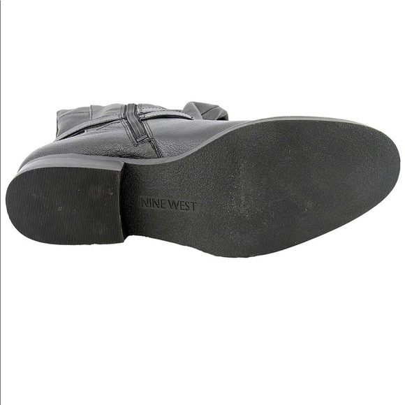 Nine West Virtuous Wide Calf Leather Boots - Picture 5 of 5